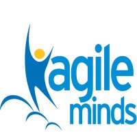 AgileMinds logo, AgileMinds contact details