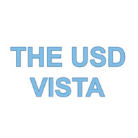 The USD Vista logo, The USD Vista contact details