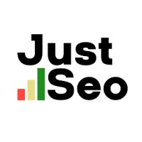 JustSEO logo, JustSEO contact details