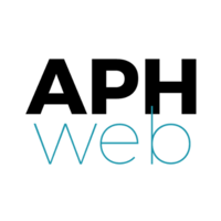 APH Web logo, APH Web contact details