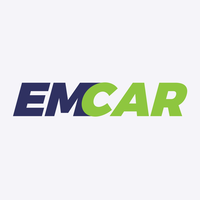 EMCar logo, EMCar contact details