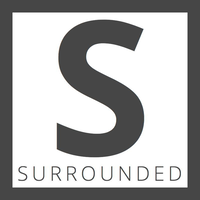 SURROUNDED logo, SURROUNDED contact details