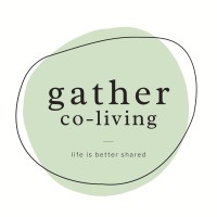 Gather Coliving logo, Gather Coliving contact details