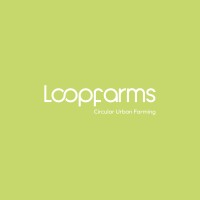 Loopfarms. Circular urban farming tech logo, Loopfarms. Circular urban farming tech contact details