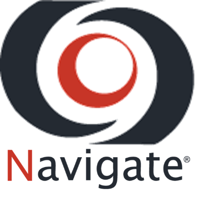 Navigate logo, Navigate contact details