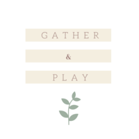 Gather and Play logo, Gather and Play contact details