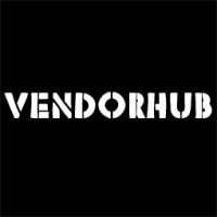 VendorHub logo, VendorHub contact details