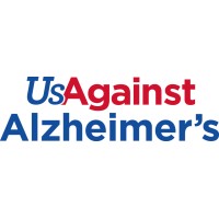 USAgainstAlzheimer's logo, USAgainstAlzheimer's contact details