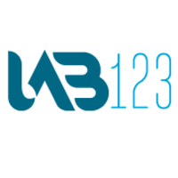 Lab123 logo, Lab123 contact details