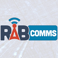 RabComms logo, RabComms contact details