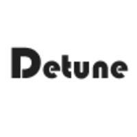 Detune logo, Detune contact details