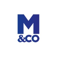 M&CO logo, M&CO contact details