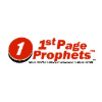 1stPageProphets logo, 1stPageProphets contact details