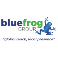 BlueFrog Group logo, BlueFrog Group contact details