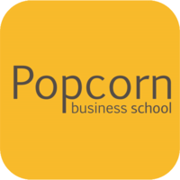 Popcorn Business School logo, Popcorn Business School contact details