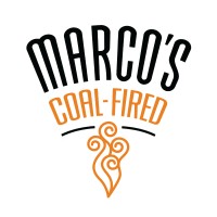 'Marco''s Coal Fired' logo, 'Marco''s Coal Fired' contact details