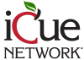 iCue Network logo, iCue Network contact details