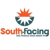 South Facing logo, South Facing contact details