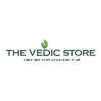 The Vedic Store logo, The Vedic Store contact details