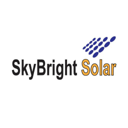 SkyBright Solar logo, SkyBright Solar contact details