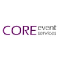 CORE event services logo, CORE event services contact details