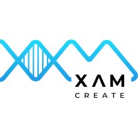 XAM Create logo, XAM Create contact details