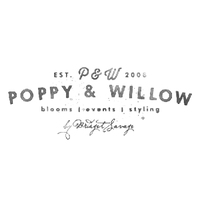 Poppy and Willow Bloom Stylist logo, Poppy and Willow Bloom Stylist contact details