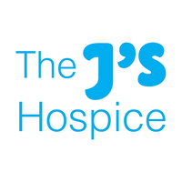 The J's Hospice logo, The J's Hospice contact details