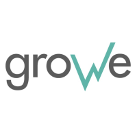 groWe logo, groWe contact details