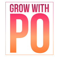 Grow with Po logo, Grow with Po contact details