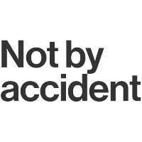 Not by accident logo, Not by accident contact details