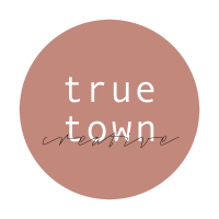 True Town Creative logo, True Town Creative contact details