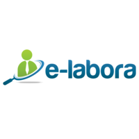 e-labora logo, e-labora contact details