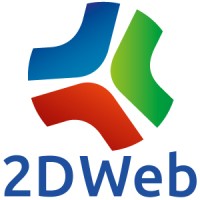 2D Web logo, 2D Web contact details