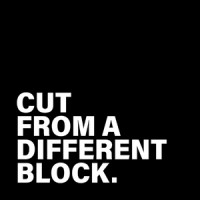 CUT FROM A DIFFERENT BLOCK logo, CUT FROM A DIFFERENT BLOCK contact details