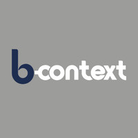 B-context logo, B-context contact details