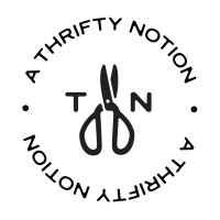 A Thrifty Notion logo, A Thrifty Notion contact details