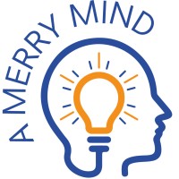 A Merry Mind logo, A Merry Mind contact details