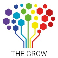 THE GROW logo, THE GROW contact details