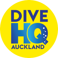 Dive HQ Auckland, Academy of Scuba logo, Dive HQ Auckland, Academy of Scuba contact details