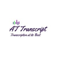 AT Transcript logo, AT Transcript contact details