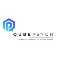 QubePsych logo, QubePsych contact details