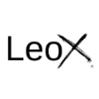 LeoX logo, LeoX contact details