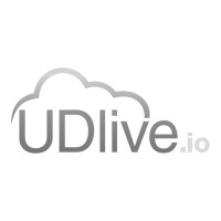 UD Live logo, UD Live contact details