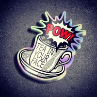 POW! Tea in your face logo, POW! Tea in your face contact details