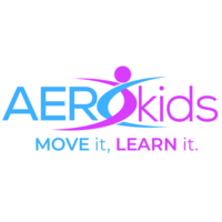 AEROkids logo, AEROkids contact details