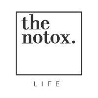 The Notox Life logo, The Notox Life contact details