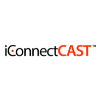 iConnectCAST logo, iConnectCAST contact details