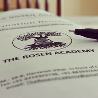 The Rosen Academy logo, The Rosen Academy contact details