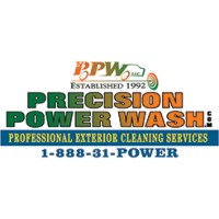 Precision Powerwashing logo, Precision Powerwashing contact details